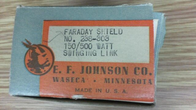 Vintage Faraday Shield for swing link