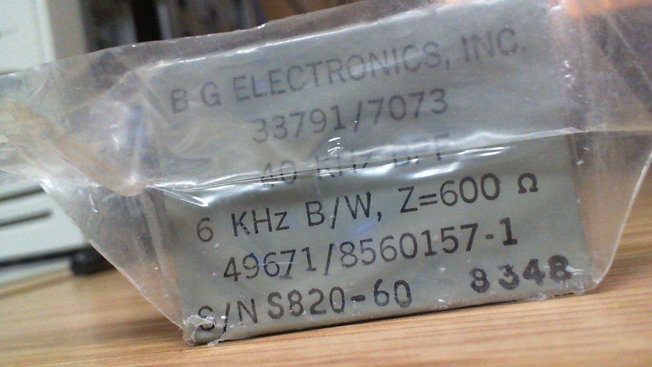 40 KHz Band Pass Filter