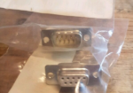 DB25 & DB9 male and female connectors with covers.