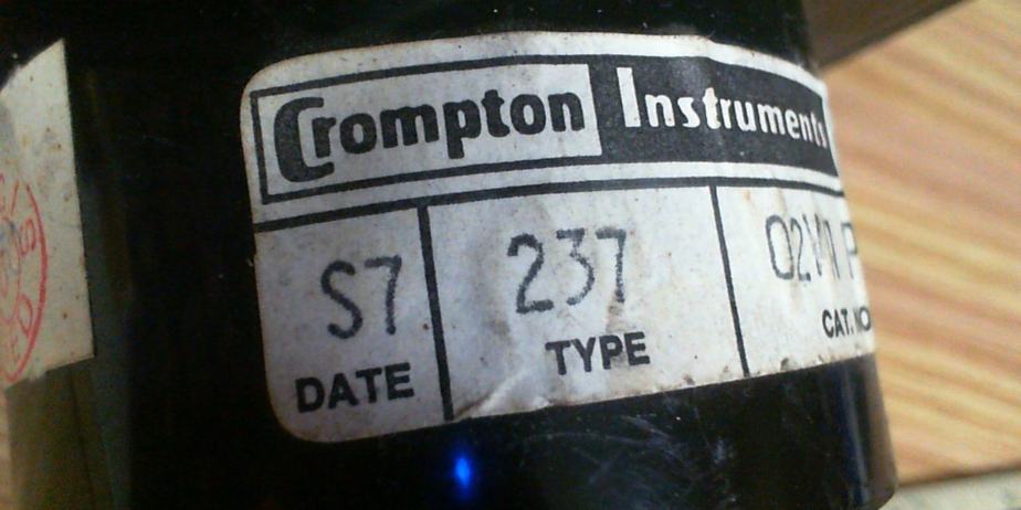 Crompton 0 – 5000 VAC panel Meter