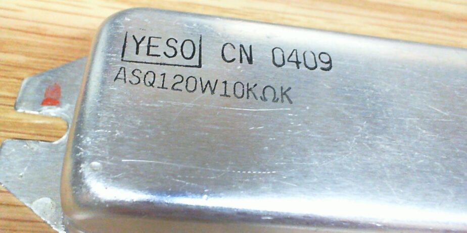 YESO 120 Watt Resistor 10,000 Ohms – Chassis Mount