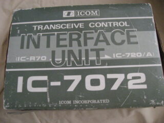 Icom IC7072 interface unit