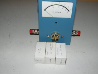Price reduced again. Mint as new Coaxial Dynamic wattmeter and various slugs/elements
