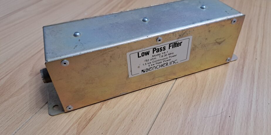 TESTED BENCHER MODEL YA-1 52 OHM 1.8-30 MHz 1.5KW CONTINUOUS LOW PASS FILTER