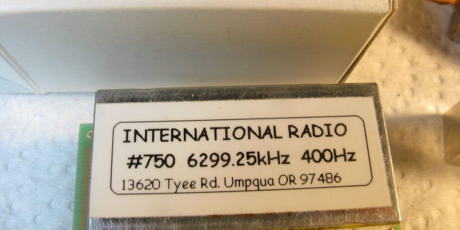 Inrad nr. 750 6.29925 mhz 400hz b.w. new in box from SK estate – negotiable terms trades welcome!