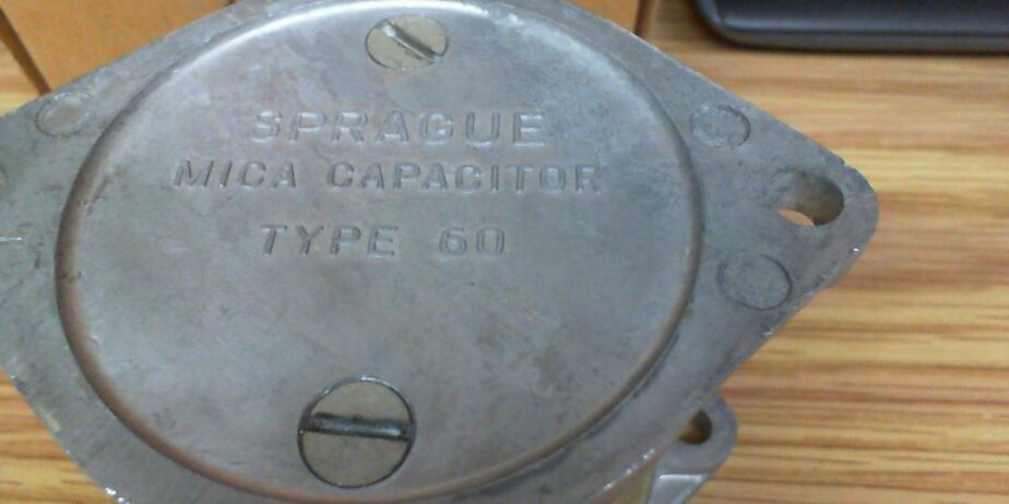 Sprague 0.00075 uF 6000 Volt Mica Capacitor