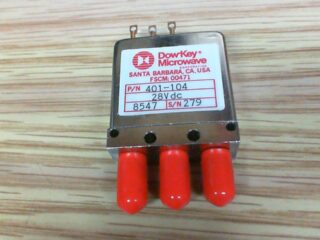 Dowkey Microwave 401-104 SP DT coaxial antenna relay