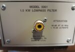Ten Tec Model 5061 1.5 KW Low Pass Filter