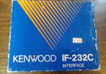 Kenwood TS-450s TS-690s TS-850s TS-950s and TS-790A IF-232C CAT Transceiver Computer Interface