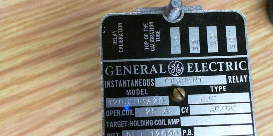 Vintage General Electric Current Relay