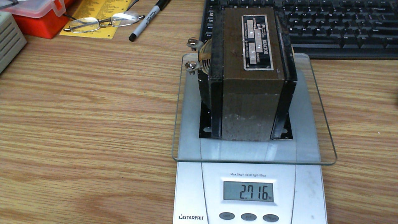 Hammond #195-E20 2.5 mH at 20 Amp DC