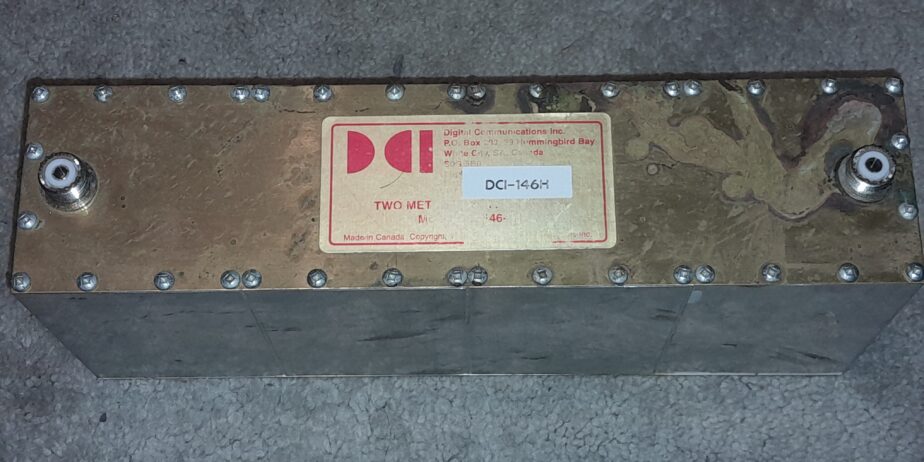 DCI -146H 4 MHz Wide 2M Intermod Bandpass Filter