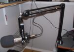 Electro Voice RE27ND with shock mount, wind screen & Rode swivel mount studio boom arm
