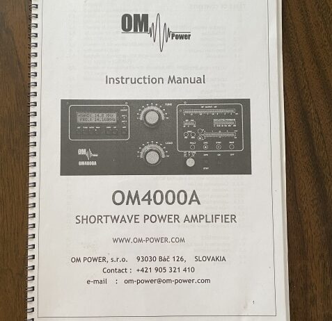 OM-4000a plus remote control head