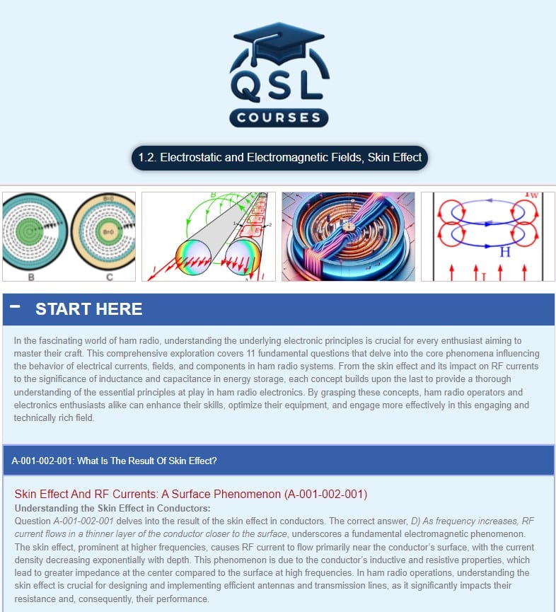 Free Advanced Amateur Radio Course