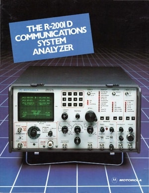 Motorola R-2001A/HS Communications Analyzer.