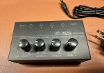 4 channel audio mixer / headphone amplifier