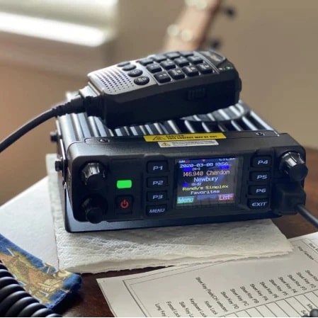 AnyTone AT-D578UVIIIPro Tri-Band Amateur DMR Mobile Radio for sale.