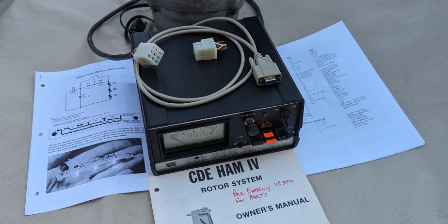 CDE HAM IV with Rotor-EZ equipped controller