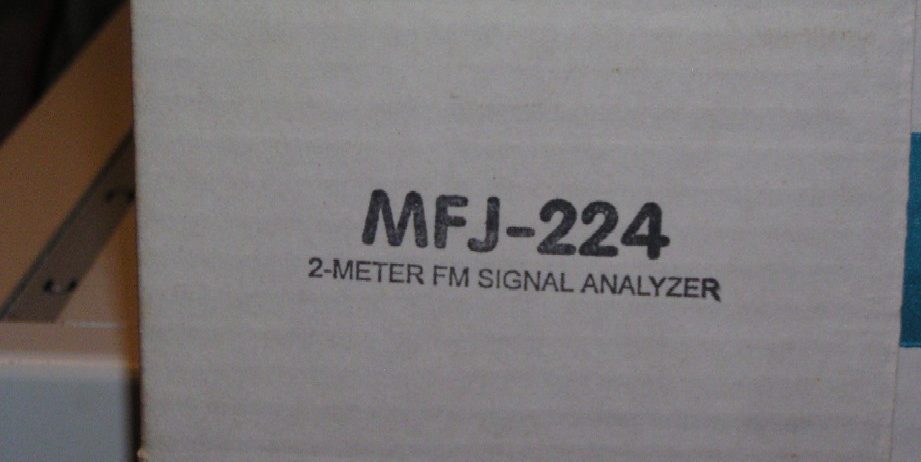 MFJ-224 handheld 2 Meter FM Signal Analyzer