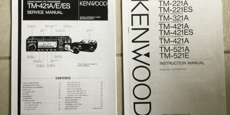 KENWOOD TM-421A UHF MOBILE Transceiver