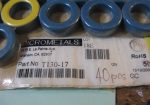 T130-17 BLUE/YEL MIX toroids nos micrometals