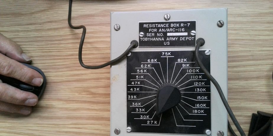 Resistance Substitution Box R7 for AN/ARC-116