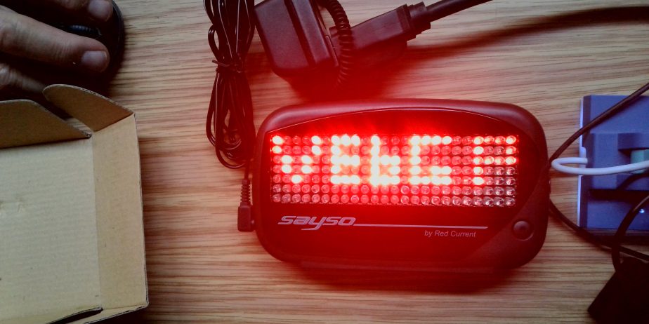 SAYSO GLOBORD programable LED sign