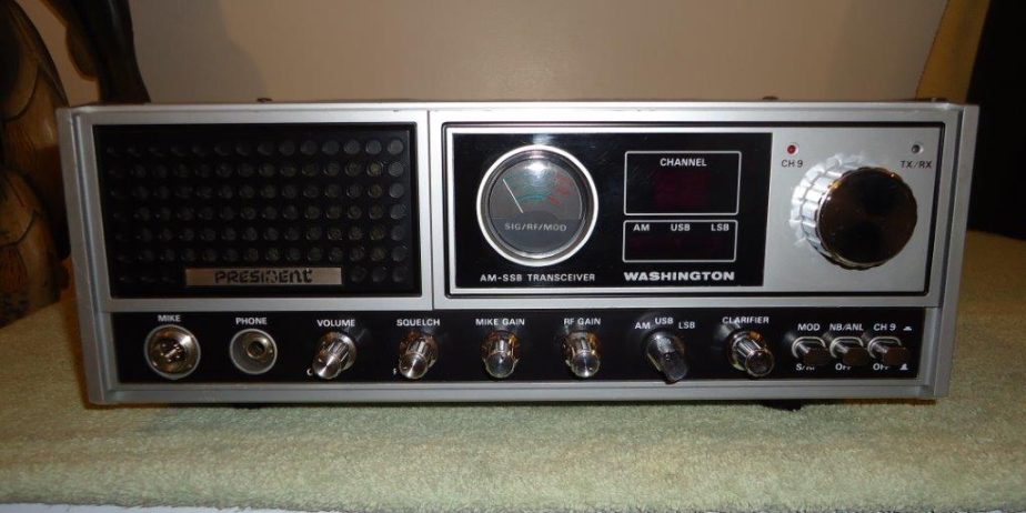 PRESIDENT WASHINGTON AM/SSB 40 CHANNEL CB RADIO BASE STATION