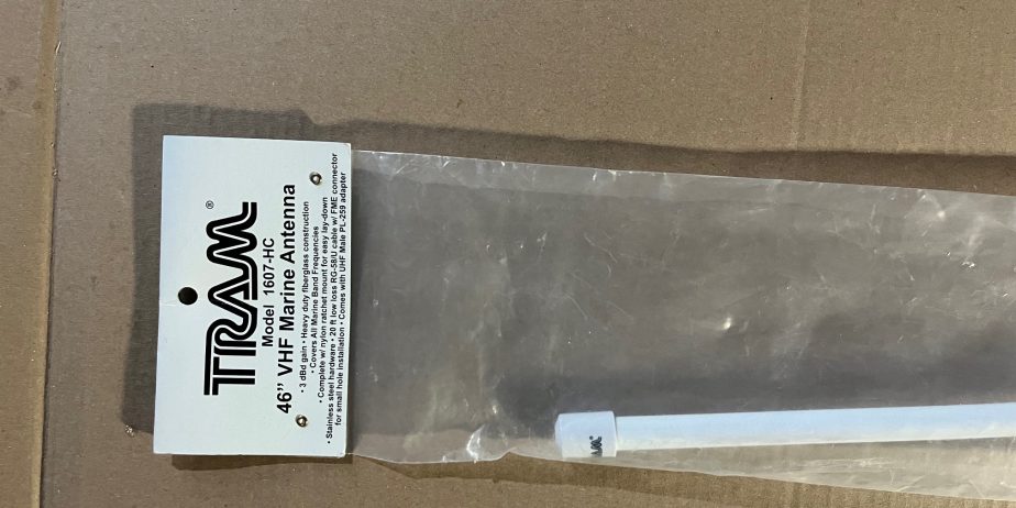 TRAM 46-Inch Vhf Antenna – 1607-HC 3dBd gain ( brand new sealed packaging ).