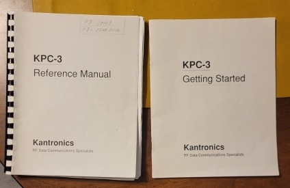 Kantronics KPC-3 manuals