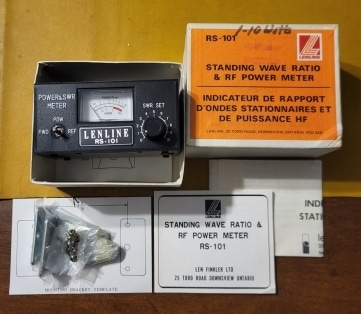 Lenline SWR Meter w/box & mounting kit