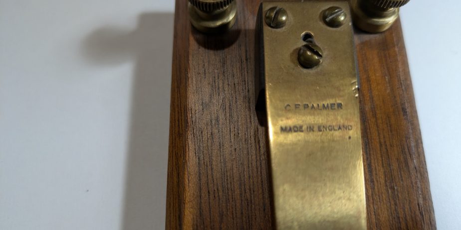 C.F. Palmer Straight Key