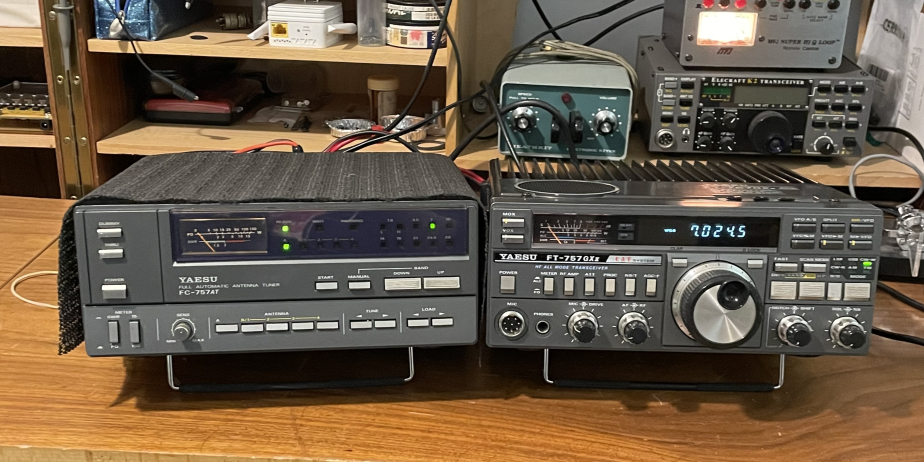 YAESU FT-757 GX2 TRANSCEIVER+FC-757 AT TUNER