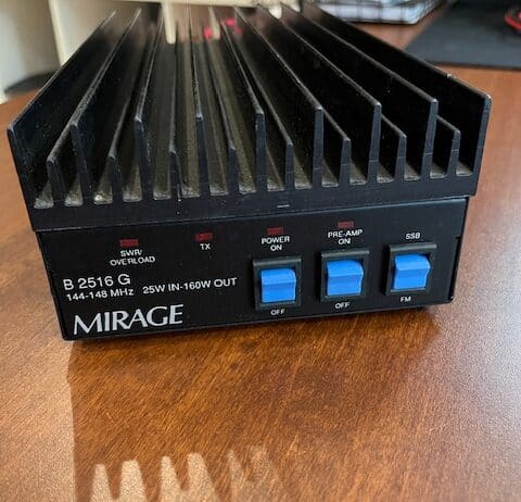 MIRAGE 2516G AMPLIFIER 144-148MHZ 25WATT IN 160 OUT