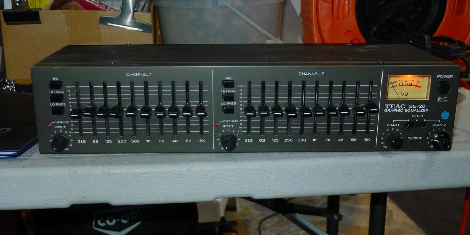 TEAC GE-20 Graphic Equalizer – CUT THE ORIGINAL PRICE IN HALF!