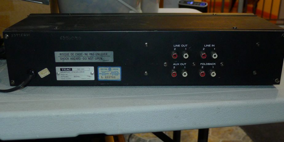 TEAC GE-20 Graphic Equalizer – CUT THE ORIGINAL PRICE IN HALF!