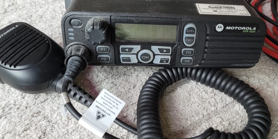 Motorola XPR4550 UHF DMR radio