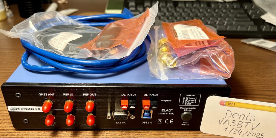 ELAD FDM-S3 SDR Receiver (OCXO) + bandpass filters