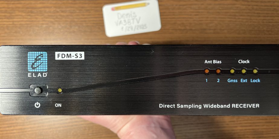 ELAD FDM-S3 SDR Receiver (OCXO) + bandpass filters