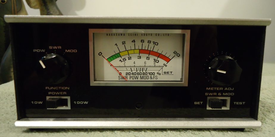 VINTAGE (NOS) (POWER/SWR/MODULATION) CB RADIO TEST METER (JAPAN)