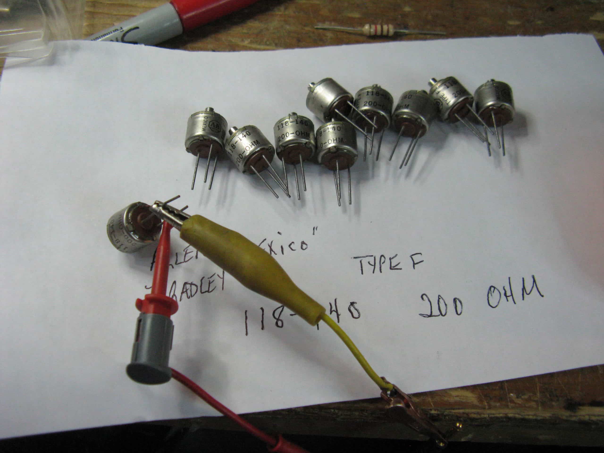 I buy, sell, trade (AND TEST) small radio/electronics components