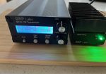 QRP Labs 20M QCX+ transceiver with matching 50 W QRP Labs amp