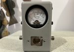 BIRD 43 WATTMETER WITH INSTRUCTION BOOK & LEATHER CASE