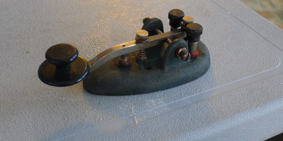 Wilson teardrop style hand key, WWII RCAF – RARE