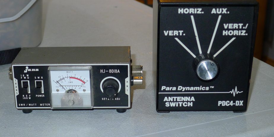 Para Dynamics coax antenna switch with SWR/power meter