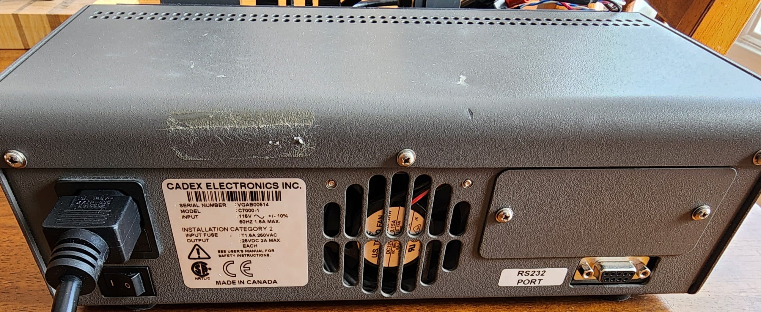 Cadex Professional battery charger