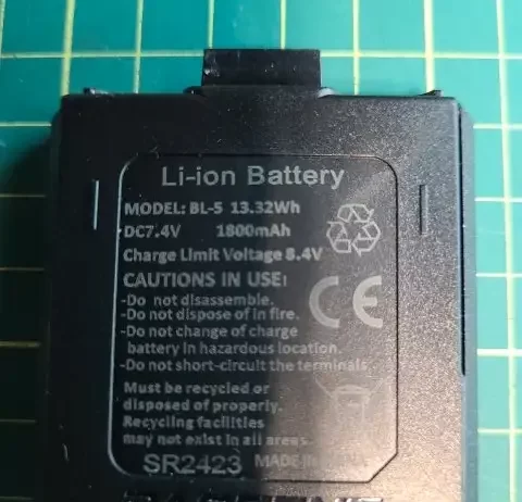 Baofeng Li-ion battery model BL-5