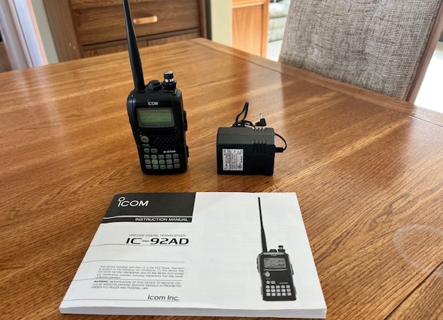 ICOM IC-92AD Dual Band HT with D-Star