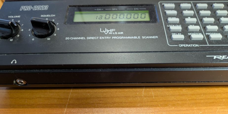 Pro-2023 Programmable Scanning Receiver ;)